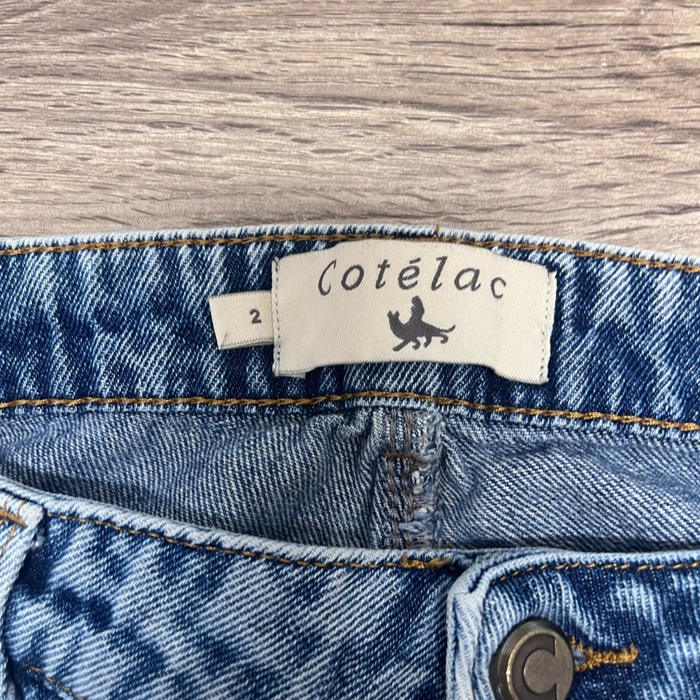 Cotélac patchwork jeans size‎ 2 - image 3